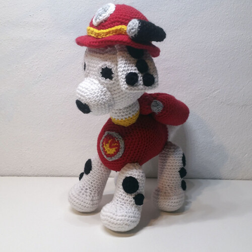 Hæklet Paw Patrol Marshall