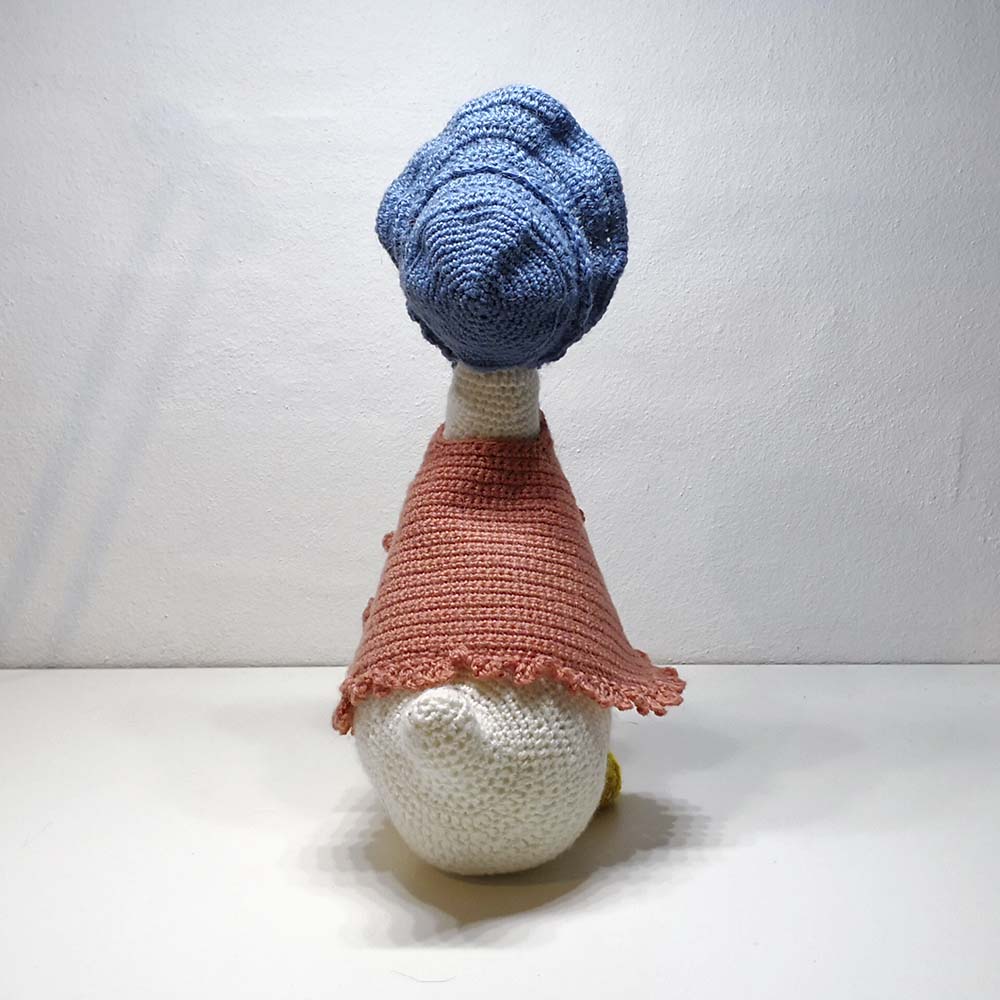 Hæklet mor gås i uld og alpaca - Billede 2