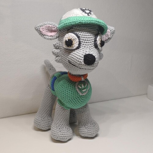 Hæklet Paw Patrol - Rocky