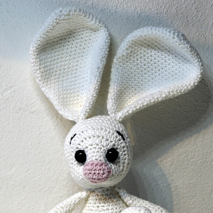 Hæklet Bunny | 100% bomuld - Billede 4