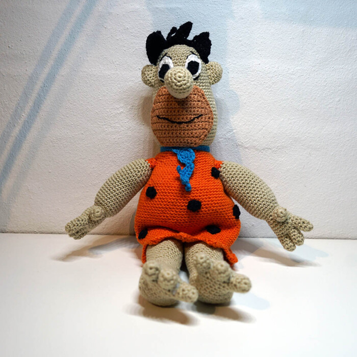 Hæklet Fred Flintstone | 100% bomuld - Billede 2