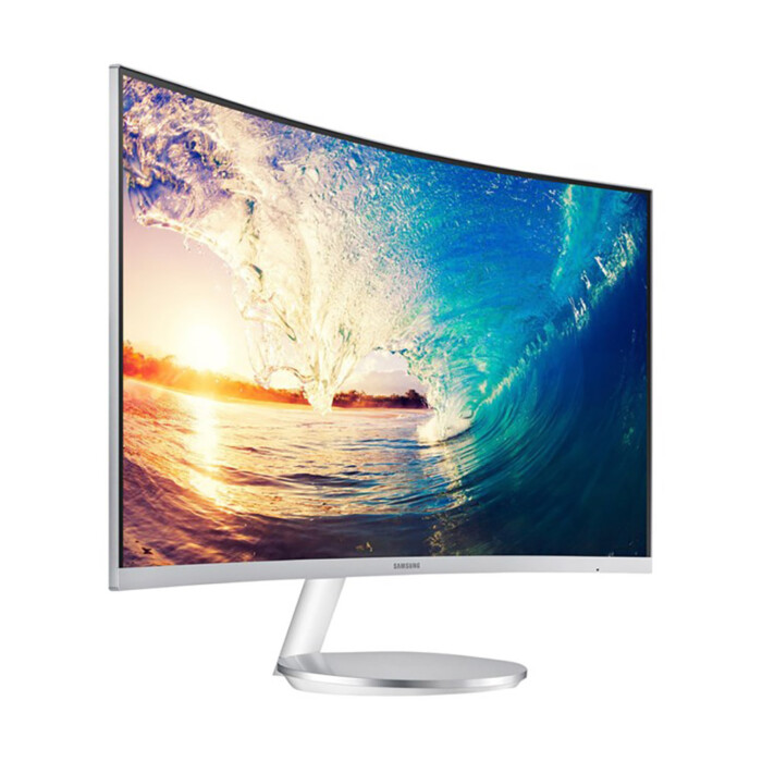 Samsung 27" Pc Skærm CF591 Series C27F591FDU - Sølv | Curved - Image 2