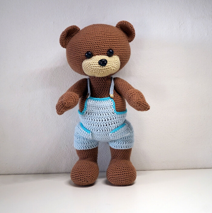 Hæklet Benny bamse