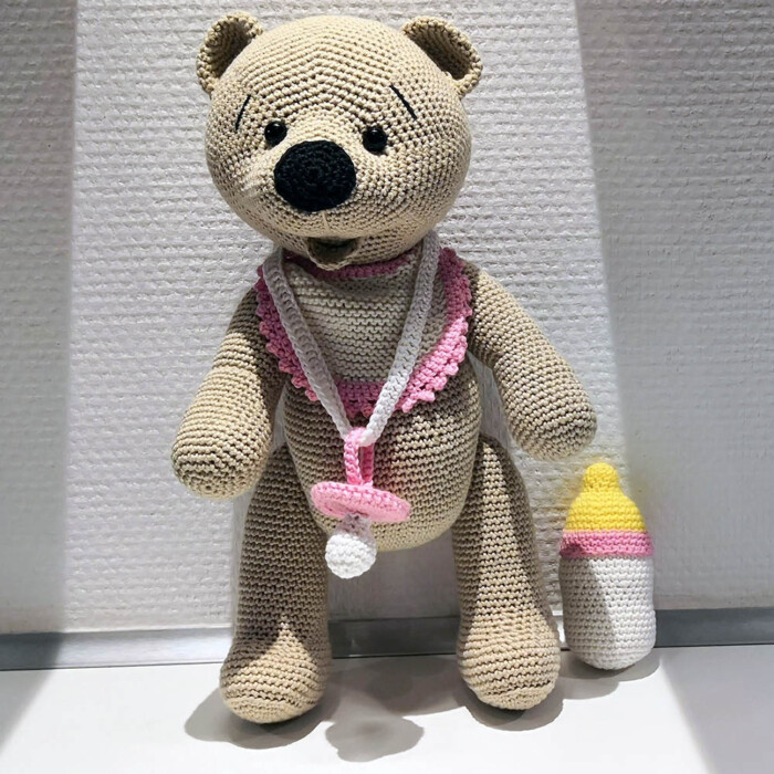 Hæklet bamse i 2 varianter - Image 4