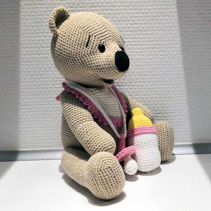 Hæklet bamse i 2 varianter - Image 5