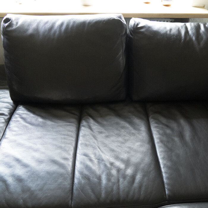 Savoy/sp 1960 læder 6. pers. hjørnesofa - Image 4