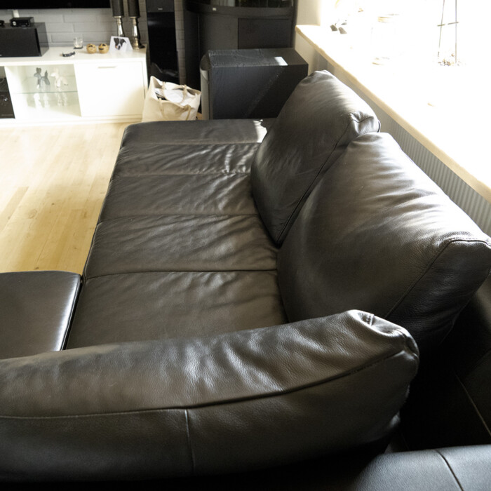 Savoy/sp 1960 læder 6. pers. hjørnesofa - Image 5