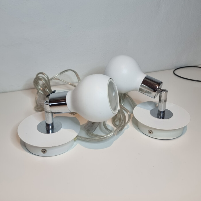 Sengelamper i hvid med Philips Hue pærer sek1
